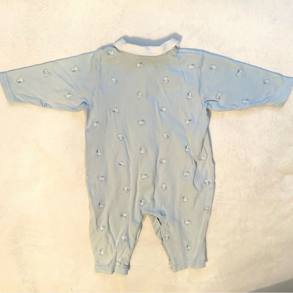 Vintage Carters If They Could Just Stay Little One Piece Outfit 9M Dogs boy baby
